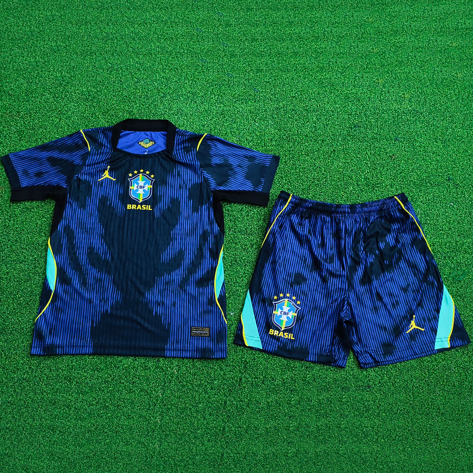 Maillot Brésil Extérieur 2026/27 Enfant (Version Joueur)