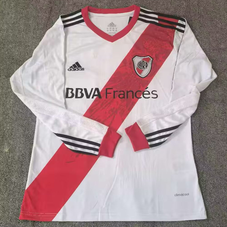 Maillot River Plate Domicile Manches Longues Rétro 2013/14