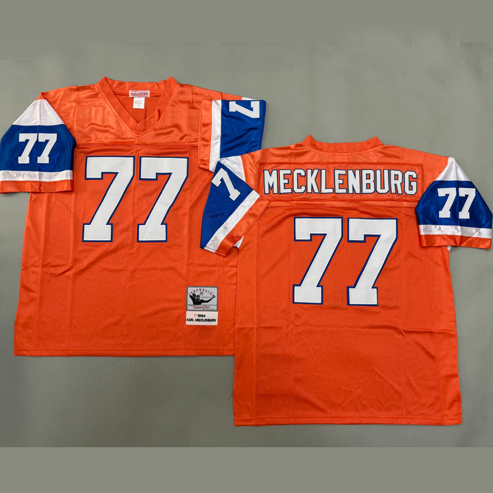 Maillot Mecklenburg 77 Men S Denver Broncos Rétro