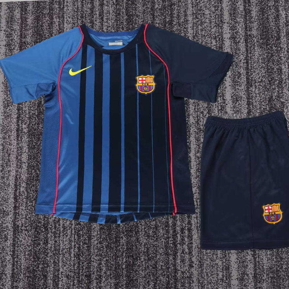 Maillot Barcelone Extérieur Rétro 2004 Enfant