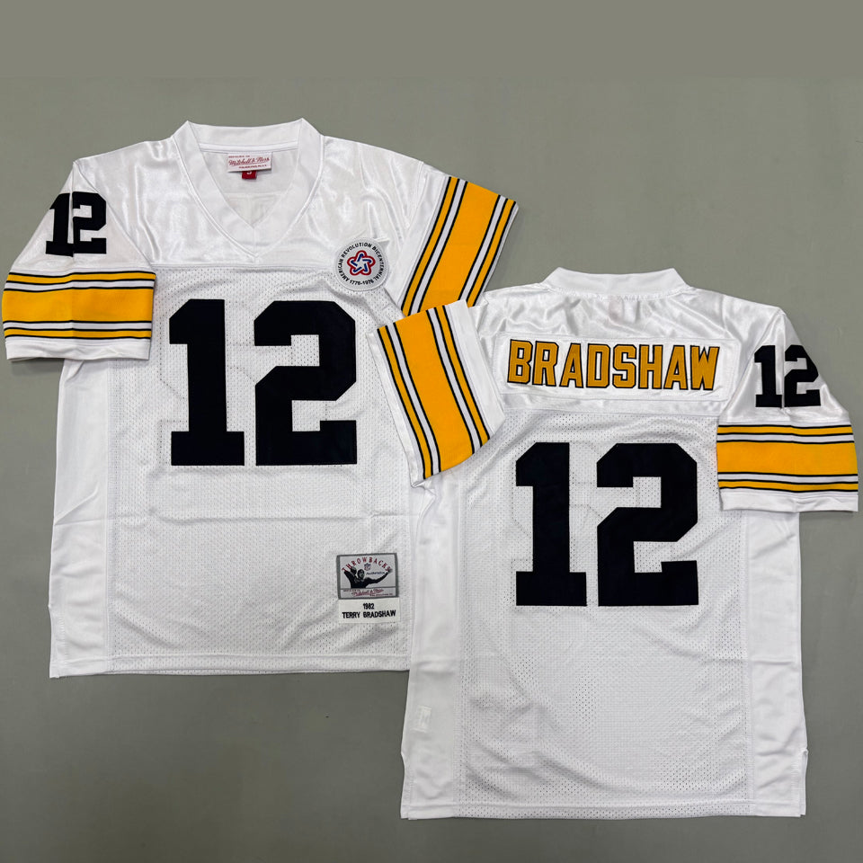 Maillot Bradshaw 12 Men S Pittsburgh Steelers Rétro