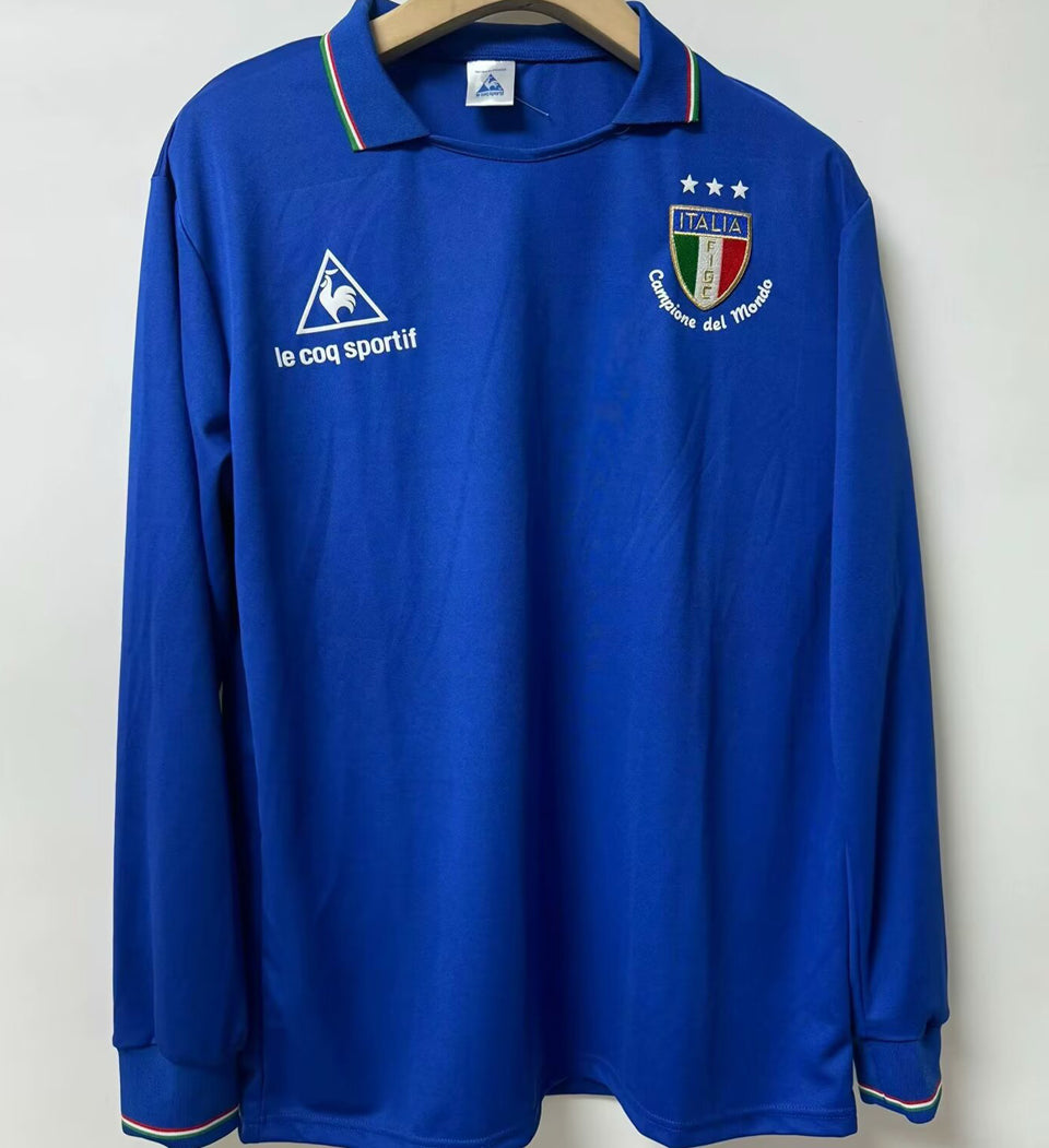 Maillot Italie Manches Longues Rétro