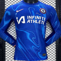 Maillot Chelsea Domicile Manches Longues 2024/25 (Version Joueur)