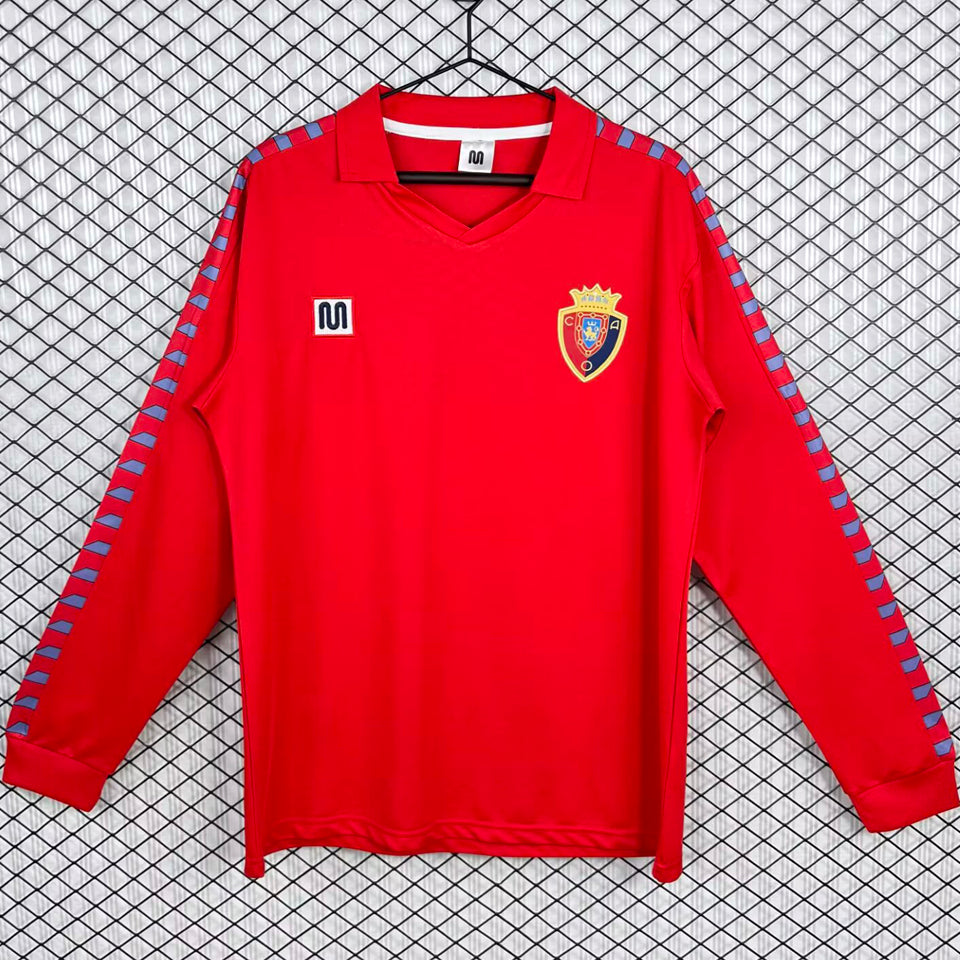 Maillot Osasuna Domicile Manches Longues Rétro
