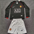 Maillot Manchester United Extérieur Manches Longues Rétro Enfant