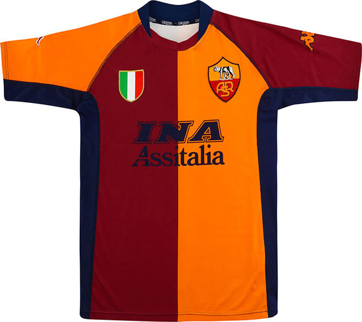 Maillot AS Roma Rétro 2001/02