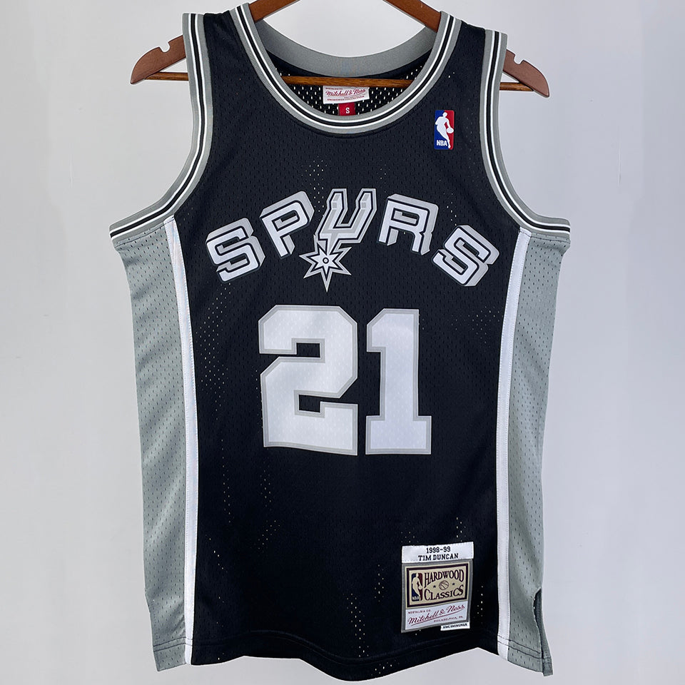 Maillot Spurs Duncan 21 Rétro 1998/99
